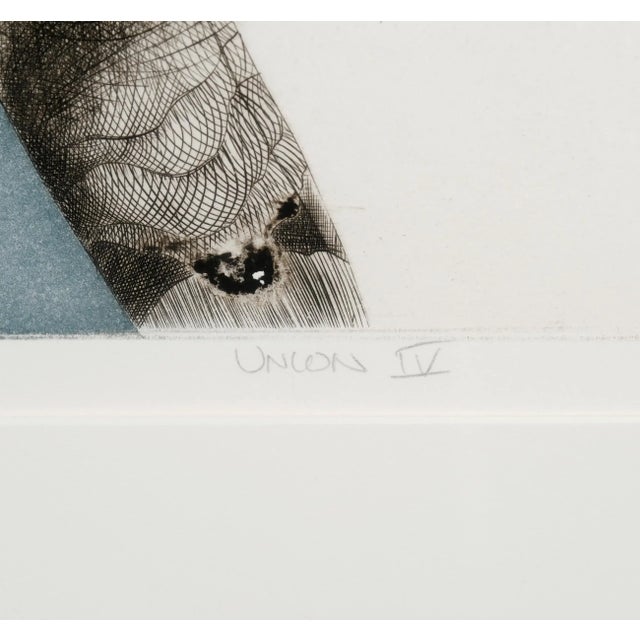 Tony Bass "Union Iv" Limited Edition 16/50 Framed Intaglio Print on Paper For Sale In San Diego - Image 6 of 13