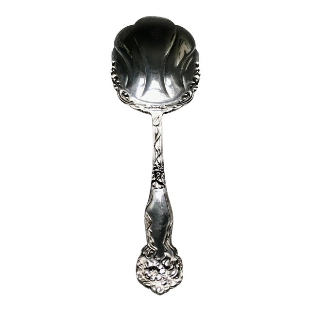 American Silver Sp Co. Silver Berry Spoon Circa 1900 For Sale