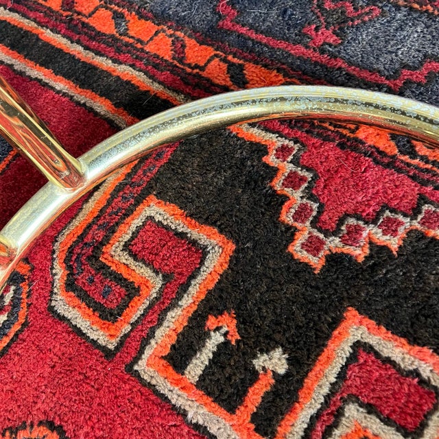 Gold Vintage Bar Stools Tubular Gold by American of Martinsville - A Pair For Sale - Image 8 of 10