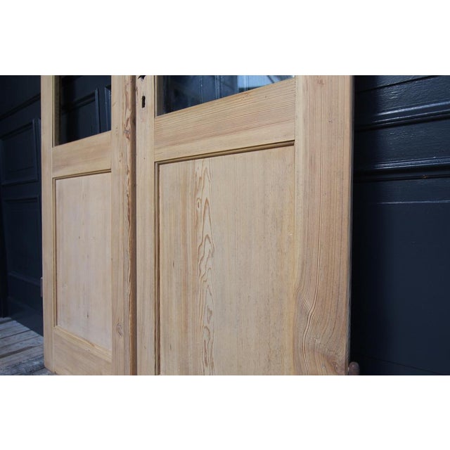 Antique Double Door in Pine, 1890s For Sale - Image 9 of 18