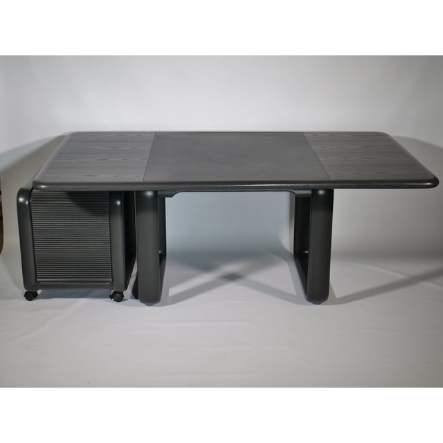 Mid-Century Modern Wood Hombre Desk by Burkhard Vogtherr for Rosenthal, 1970s, Set of 2 For Sale - Image 3 of 18