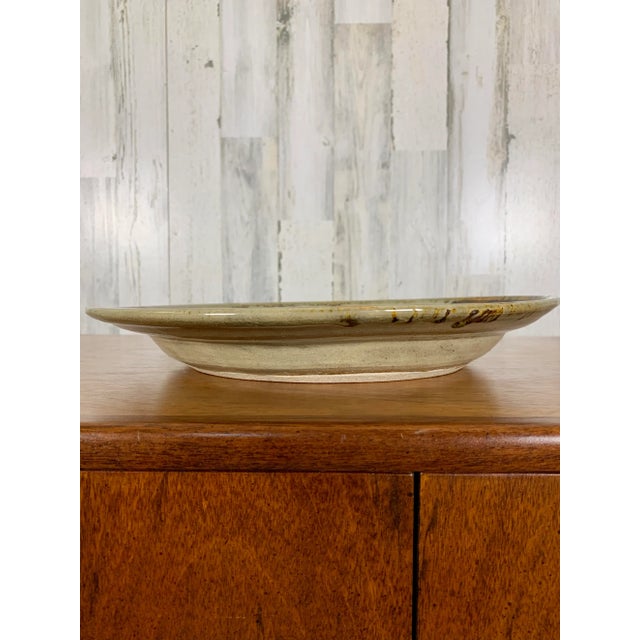 Ceramic 1980s Glazed Ceramic Charger For Sale - Image 7 of 13