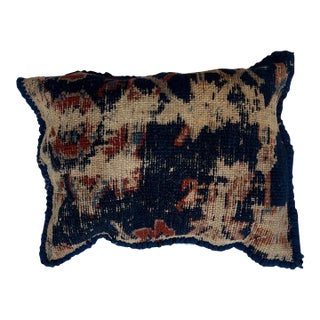 Pillow W/ Antique Persian Rug Fragment , For Sale