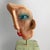 Italian Artist, Modern Head Sculpture, 1980s, Wood and Terracotta For Sale - Image 10 of 18