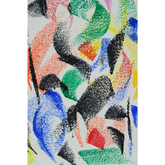 Françoise Galle, Mother and Her Child, Pastel For Sale - Image 4 of 6