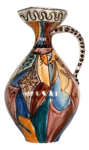 Vintage Modern Italian Art Ceramic Pottery Vase, 1960s