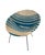 1960s 1960s Space Age Bali Pop Art Armchair in Woven Vinyl | Mid-Century Modern For Sale - Image 5 of 11