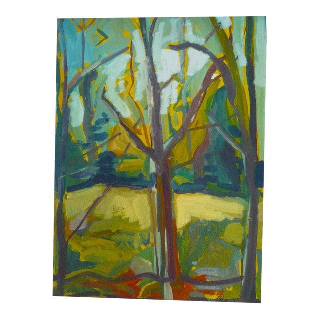 "Spring Forest" Contemporary Giclee Print For Sale