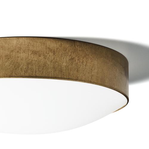 Large Modern Raw Brass Ceiling Lamp from Konsthantverk For Sale - Image 3 of 7
