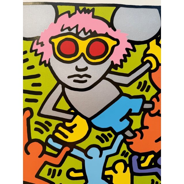 Keith Haring Keith Haring (1958-1990), "Keith and Andy and Andy Mouse", 1986, Published by the George Mulder Foundation, Inc For Sale - Image 4 of 6