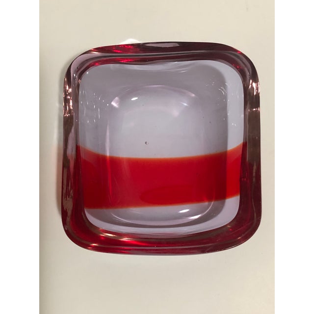 Mid 20th Century Murano Sommerso Alexandrite Glass Geode Bowl For Sale In Seattle - Image 6 of 14