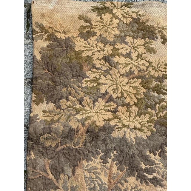 Mid-Century French Jacquard Tapestry with Noble or Princely Hunt Scene, 1950s For Sale - Image 6 of 18