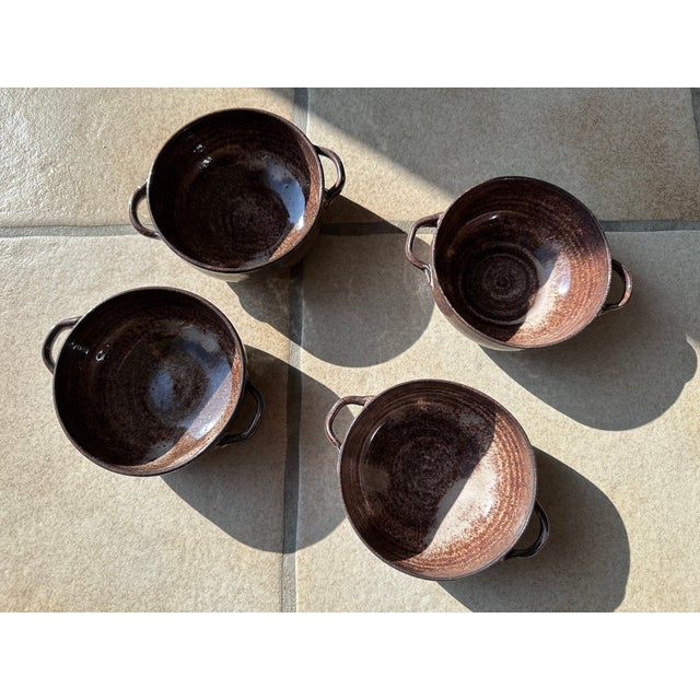 Ceramic Soup Bowls from Serocka, Germany, 1970s, Set of 4 For Sale - Image 6 of 11