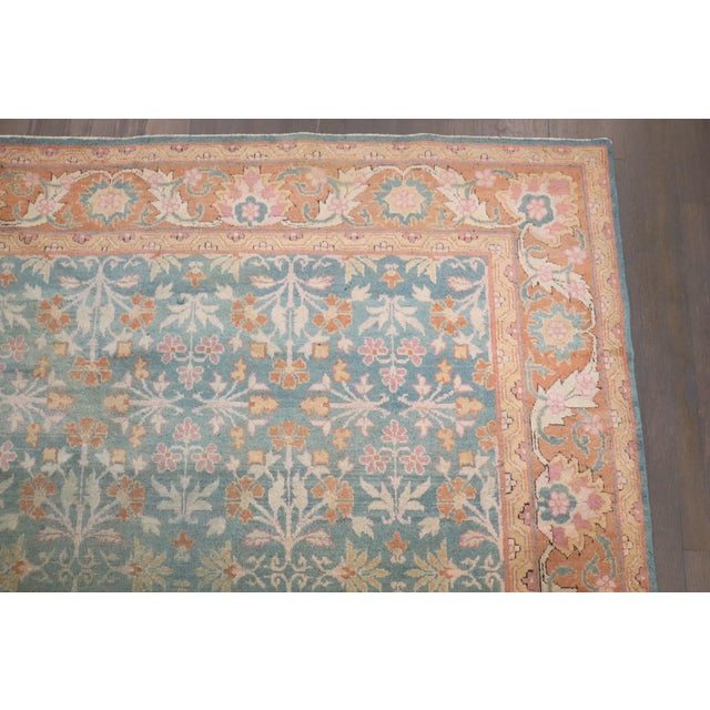 Textile Indian Amritsar Rug rug no.10784 For Sale - Image 7 of 8