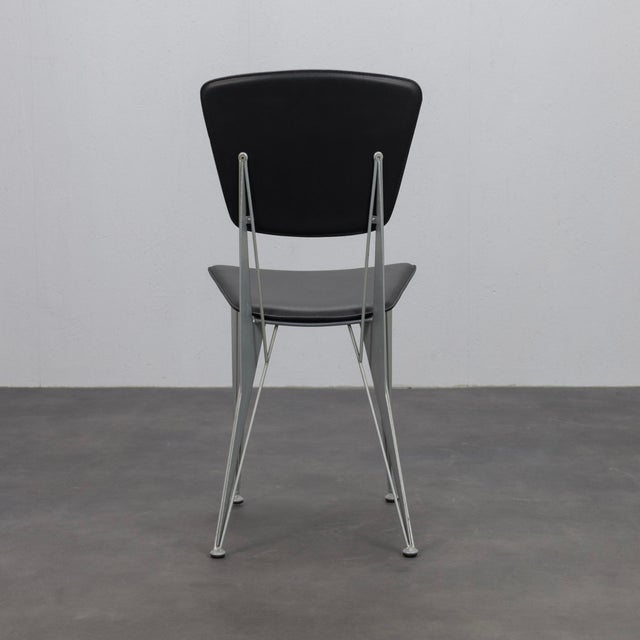 1980s T38 Dining Chairs by Studio Archirivolto for Fasem, Italy, 1980s, Set of 4 For Sale - Image 5 of 10