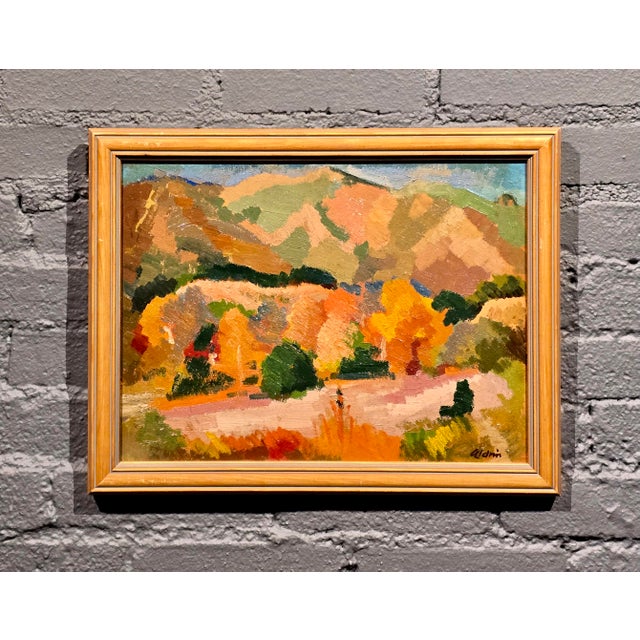 American Anders Aldrin -Autumn in a California Landscape - Oil Painting For Sale - Image 3 of 10