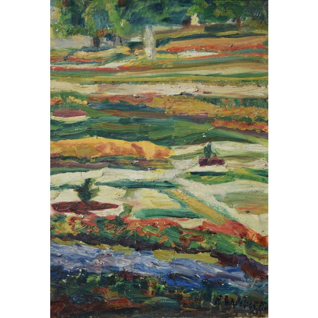 1920s Paula Wimmer, Nymphenburg Palace Park (Munich), 1920s, Oil Painting on Canvas, Framed For Sale - Image 5 of 10