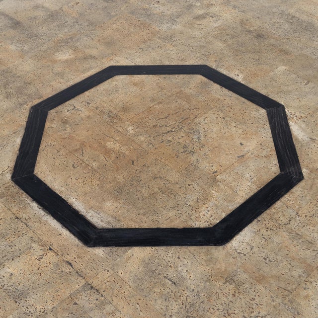 1980s Octagonal Cork Dining Table, Italy, 1980s For Sale - Image 5 of 16