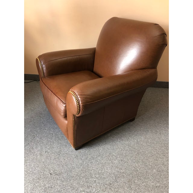 Leather Classic Club Chair Chairish