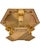 Vintage Italian Florentine Hexagon Coffee Table Hand Painted Gold Gilt Hollywood Regency For Sale In Washington DC - Image 6 of 14