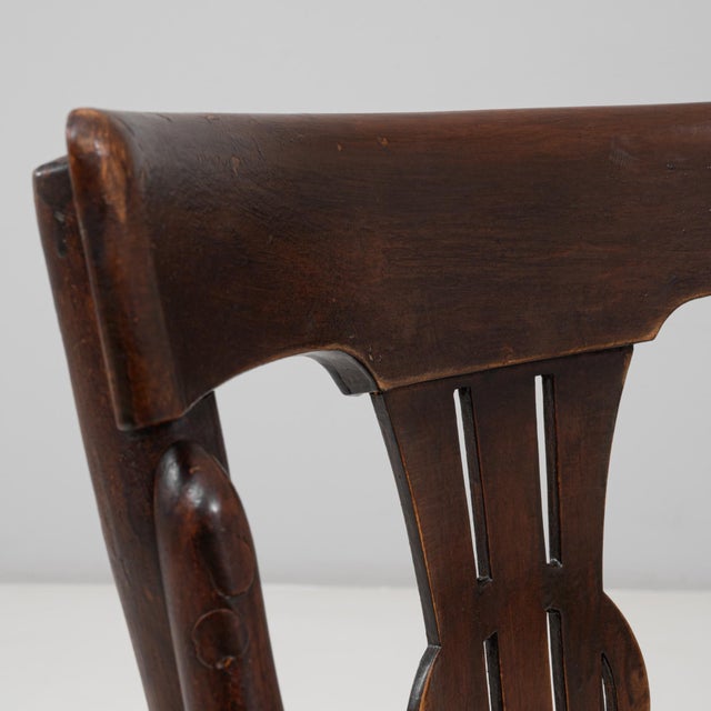 20th Century Austrian Bentwood Armchair With Lyre Back Detail For Sale - Image 12 of 18