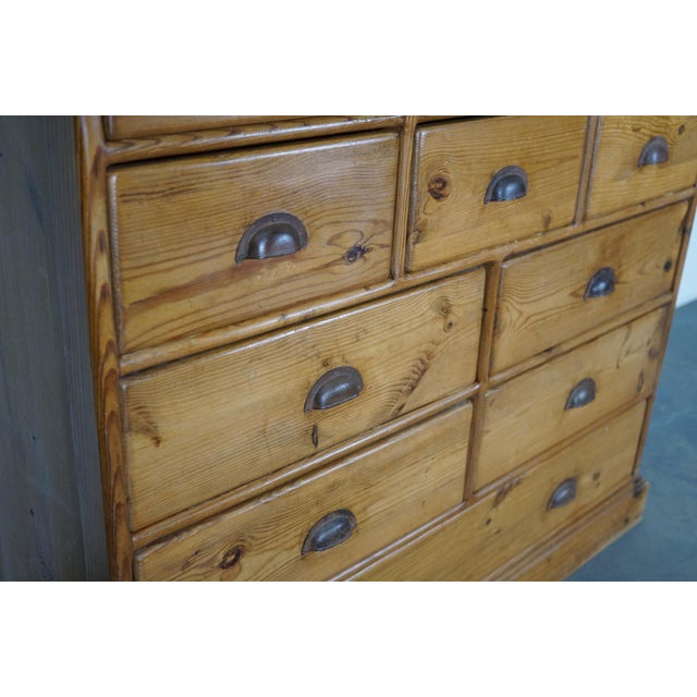 1960s Vintage Dutch Pine Apothecary Cabinet For Sale - Image 5 of 18