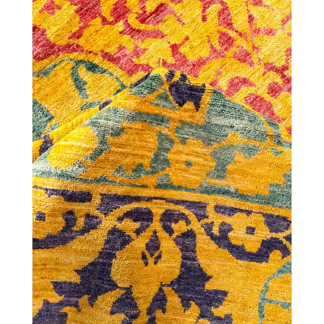 Textile Eclectic Collection Hand-Knotted Area Rug - 9' 3" X 11' 9" For Sale - Image 7 of 10