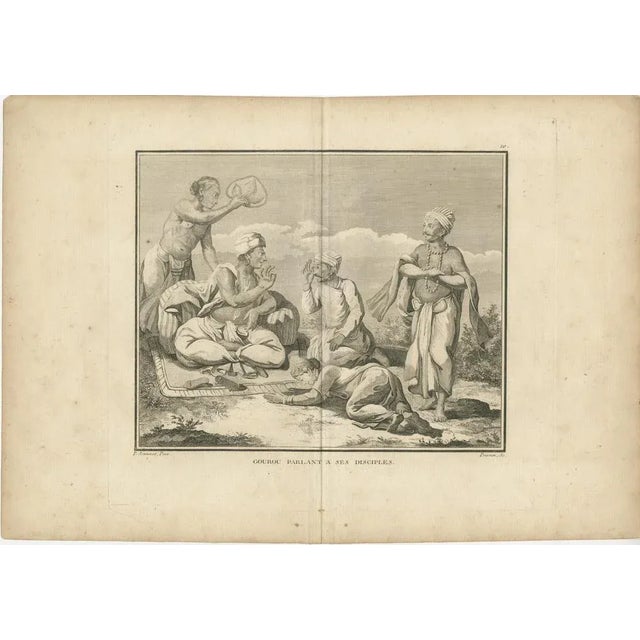 Sonnerat, Indian Guru Teaching Disciples, Enlightenment Era, 1806, Print For Sale - Image 9 of 10