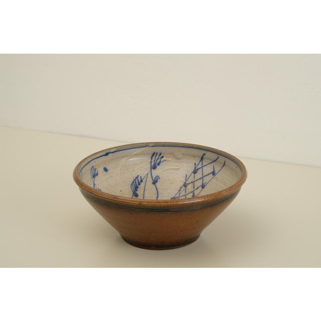 Scandinavian Studio Ceramic Bowl, 1960s For Sale - Image 9 of 9