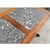 Italian 19th Century Inset Marble-Top Oak Trestle Table For Sale - Image 11 of 14