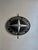 American Mid Century Colonial Sites Company Aluminum First National City Bank New York Sign. Featuring a convex,...