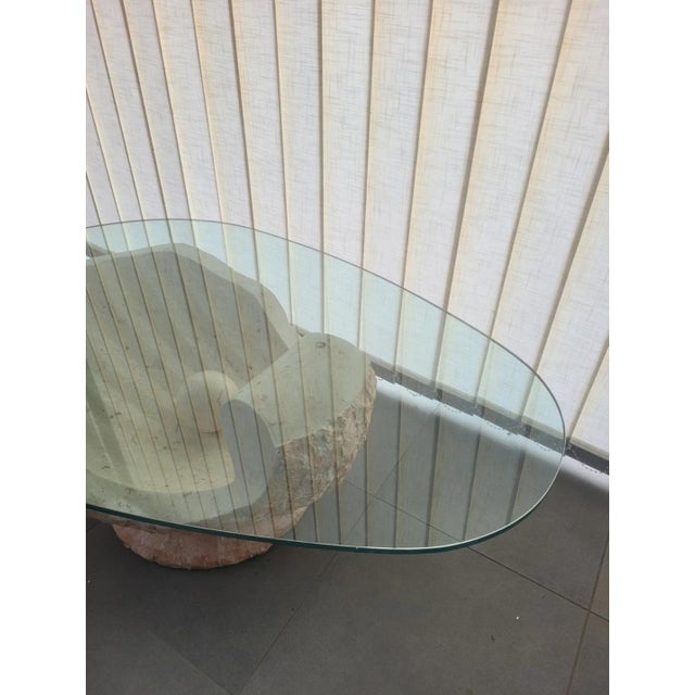 Magnussen Mactan Bridge Stone Coffee Table, 1980s For Sale - Image 9 of 10
