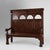 Antique Gothic French Oak Carved High Back Panel Bench, 1700s For Sale - Image 16 of 16