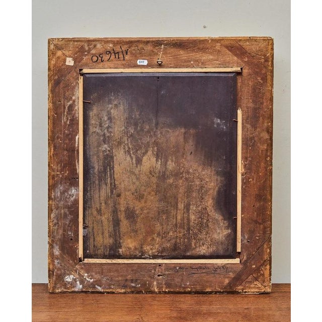 2000 - 2009 Henri-Jean Baptiste, Jolly, Oil on Panel For Sale - Image 5 of 7