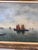 Traditional Ship Leaving Harbor Oil Painting For Sale - Image 3 of 11