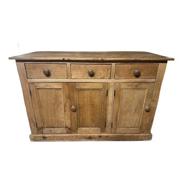Antique Cabinet in Pine, 1860 For Sale