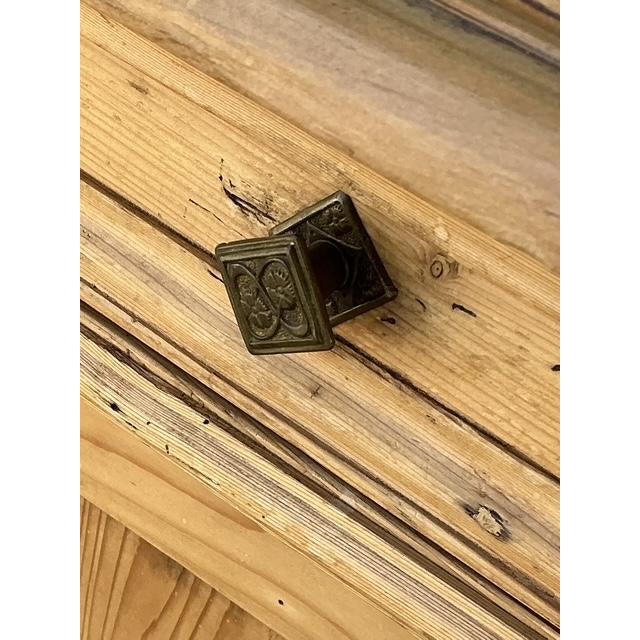 Vintage Carved Pine Cabinet For Sale In West Palm - Image 6 of 12