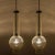Vintage German Hand Blown Glass Tube Pendant Lights from Staff Lights, 1970s, Set of 2 For Sale - Image 10 of 11