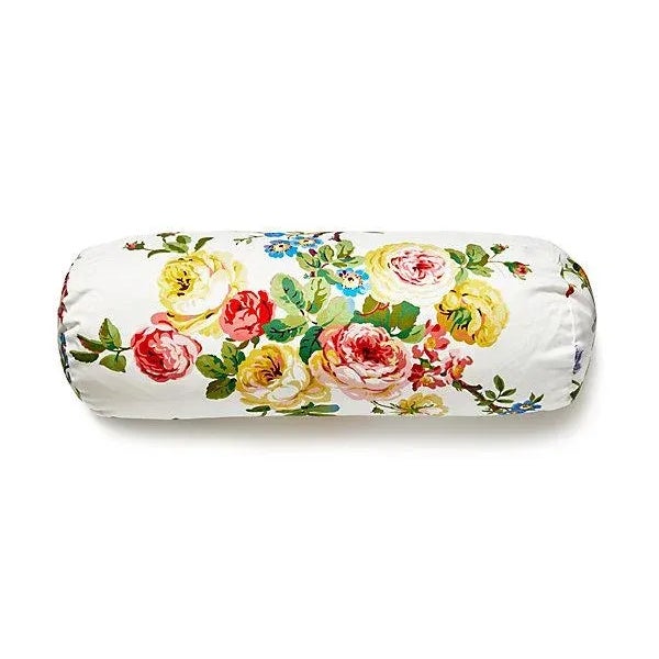 Traditional The House of Scalamandré Botanical Garden Bolster, Summer Multi For Sale - Image 3 of 3