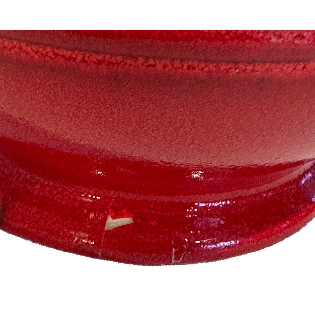 Vintage Modern Émile Henry France Red Glazed Ceramic Pitcher For Sale - Image 13 of 13