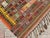 Tribal Small Vintage Turkish Kilim Rug - 35" X 43" For Sale - Image 3 of 8