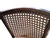 Mid-Century Modern Vintage Cane Back Armchair – Red & White Houndstooth Upholstery – Classic Wood Frame – Mid‑Century Inspired Accent Chair. For Sale - Image 3 of 8