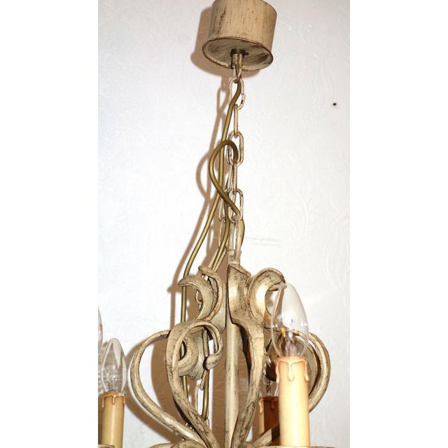 Wrought Iron Ceiling Lamp from Koch & Sons, 1960s, in Very Good conditions. Designed 1960 to 1969 This piece has an...