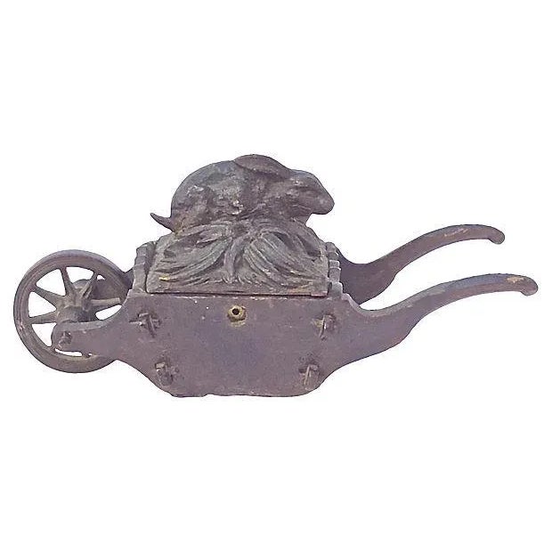 Antique Black Forest Rabbit Inkwell For Sale In Atlanta - Image 6 of 6