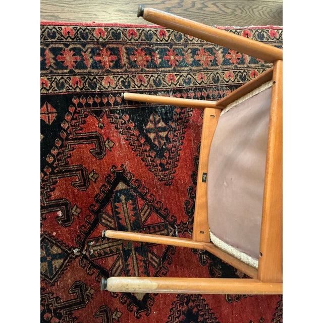 Cream Vintage MCM Puck Armchair by Yngve Ekstom For Sale - Image 8 of 12