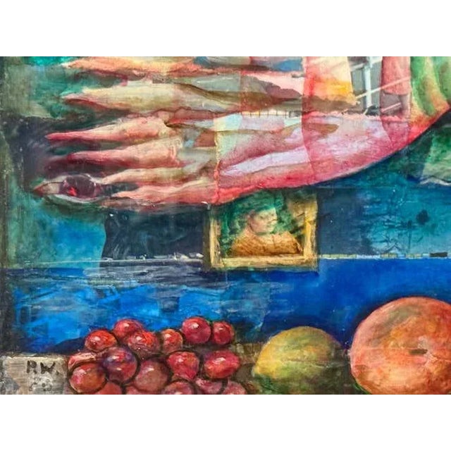 "The Angel of Music " Modern Surrealist Oil Painting by Luis Alberto Solari For Sale - Image 4 of 6