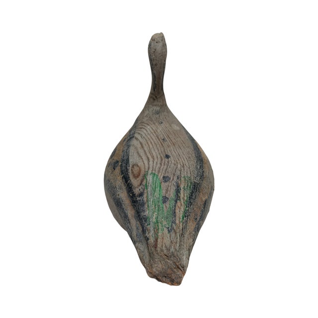 Antique Primitive Rustic European Folk Art Duck Decoy For Sale In New York - Image 6 of 12