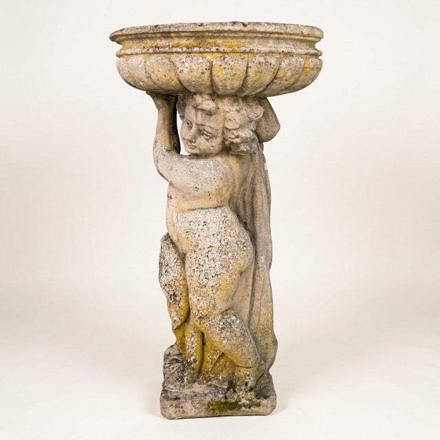Stone Garden Fountain Basin, 1920s For Sale - Image 7 of 16