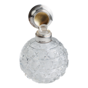 Antique Victorian Cut Crystal Scent Bottle