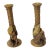 Mid 20 Th C Safari Tropical Candlesticks With Monkeys For Sale